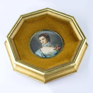 Victorian Miniature Woman Portrait