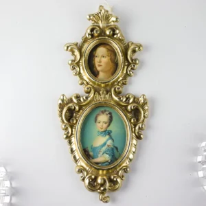 Victorian Portraits Wooden Framed