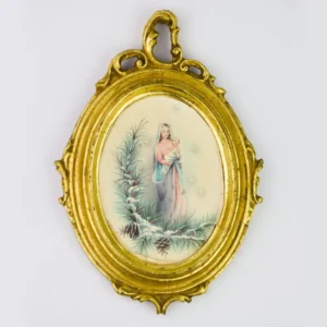 Wooden Framed Mother and Child